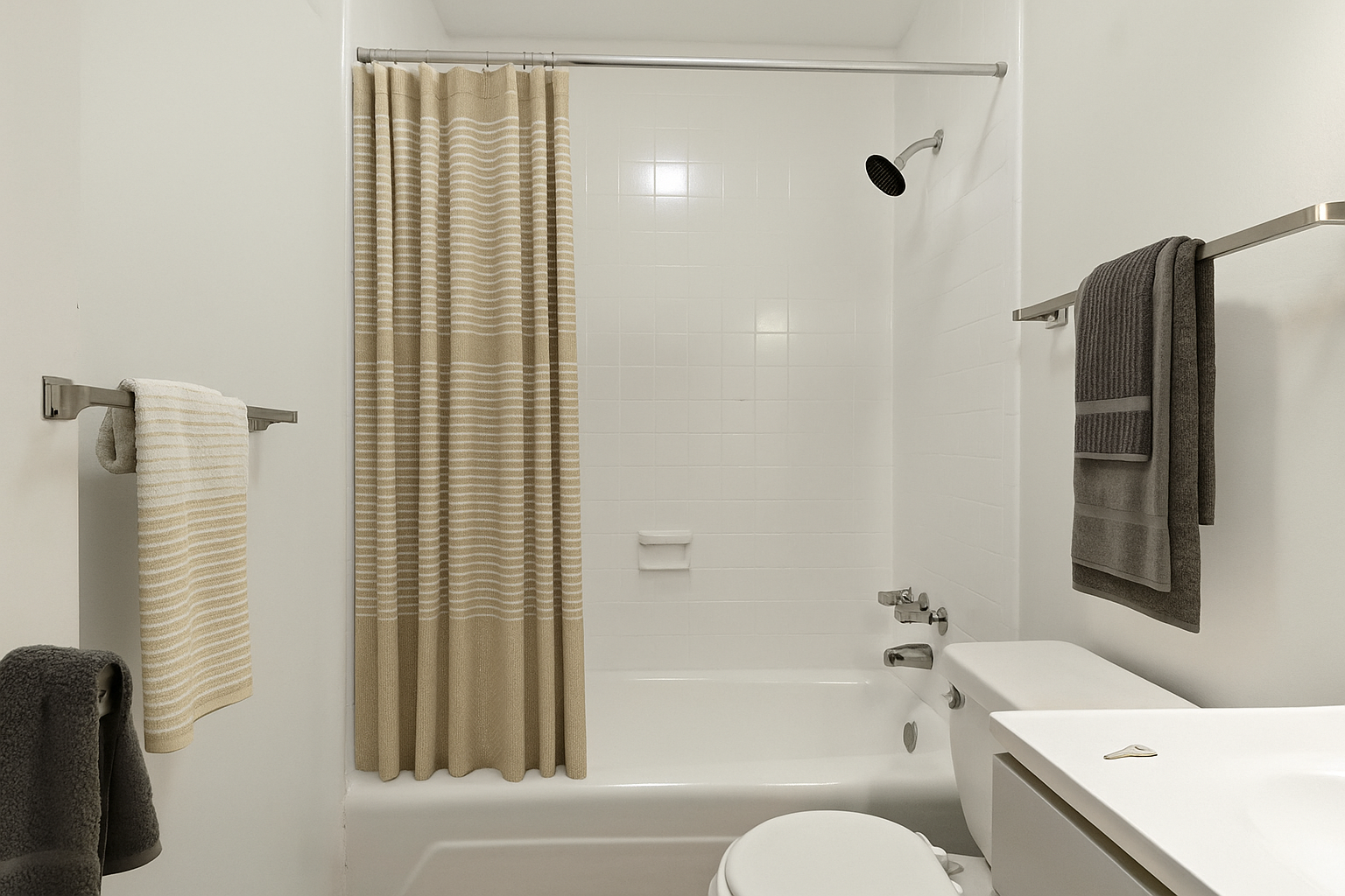 a white toilet sitting next to a bath tub in a bathroom
